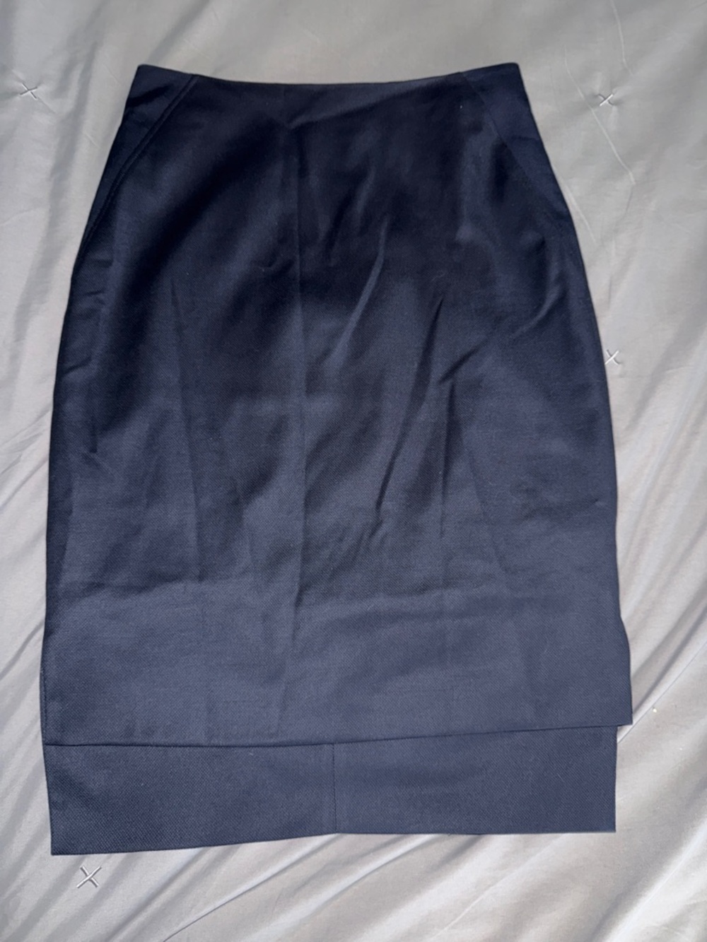 Ted Baker Navy Pencil Skirt - Tailored Silhouette
